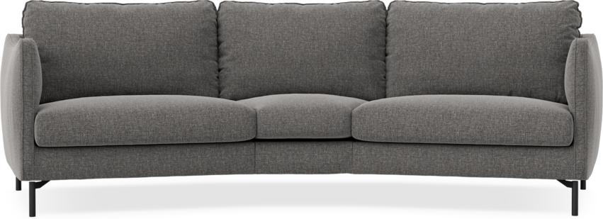 Madison - 3-sits soffa svängd, 90 cm - Brun