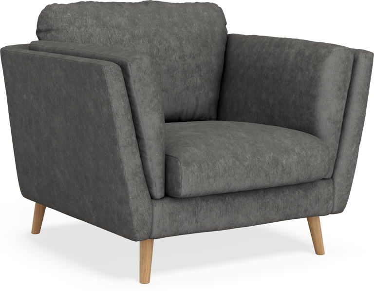 Madison Lux - Fåtölj, 70 cm - Grå