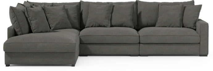 Rossi, 3-sits soffa med divan vänster