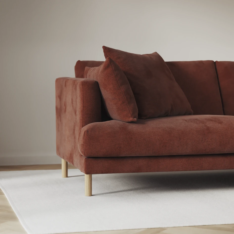 Harper - 4-sits soffa - Orange