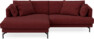 Harper - 4-sits med schäslong XL vänster - Rosa