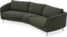Madison - 3-sits soffa svängd, 90 cm - Grön