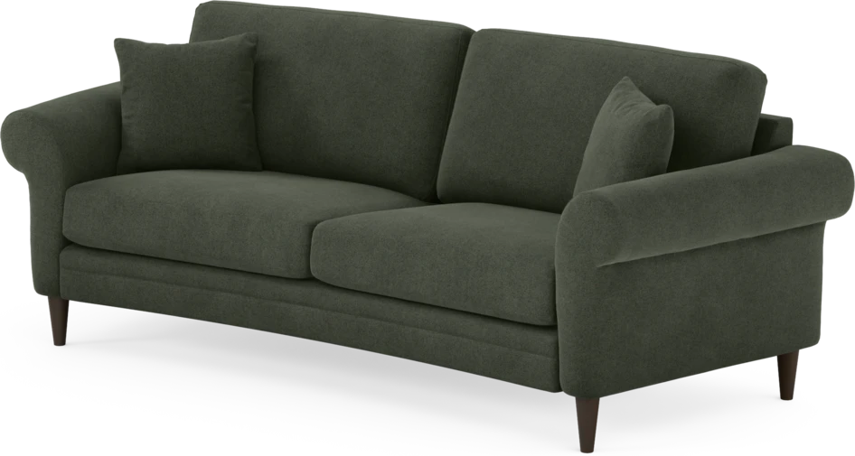 Eden - 2,5-sits soffa svängd - Grön