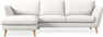Madison Lux - 2-sits soffa med schäslong vänster - Beige