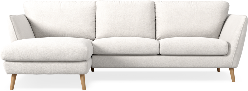 Madison Lux - 2-sits soffa med schäslong vänster - Beige