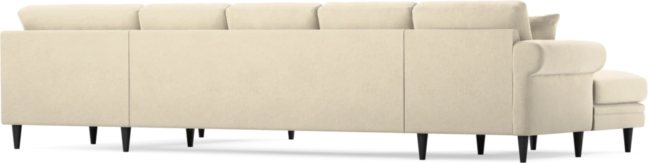 Eden - 3-sits soffa med schäslong vänster och divan höger - Beige