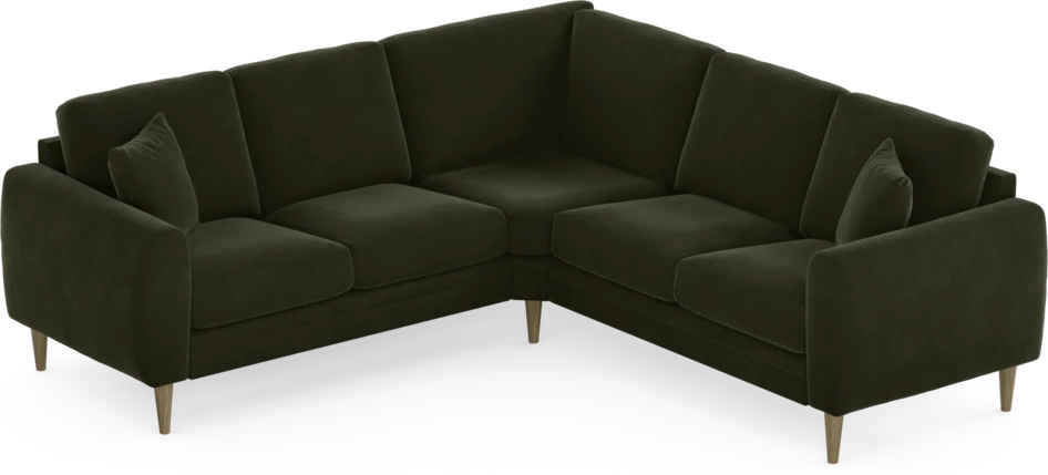Eden - Hörnsoffa, 2+2-sits - Grön
