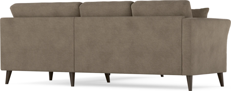 Eden - Hörnsoffa, 2+2-sits - Brun
