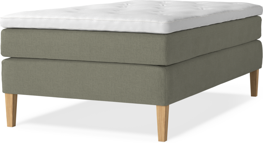 Delux Sense - Kontinentalsäng, enkelsäng 120 cm med bäddmadrass