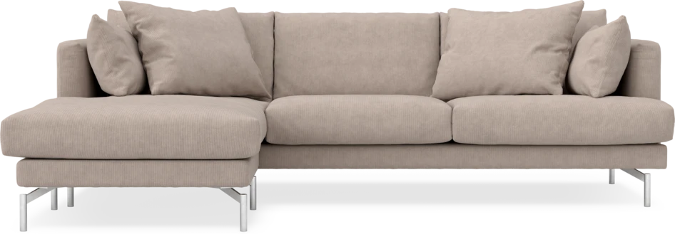 Harper - 4-sits med schäslong vänster - Beige