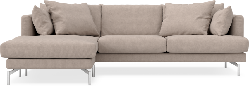 Harper - 4-sits med schäslong vänster - Beige