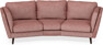 Madison - 3-sits soffa svängd, 70 cm - Röd