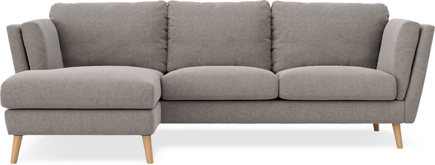 Madison Lux - 2-sits soffa med schäslong vänster - Beige