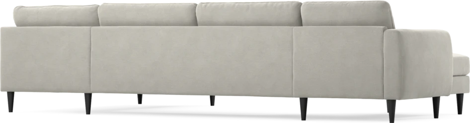 Bridge - 3-sits soffa med schäslong vänster och divan höger - Grå