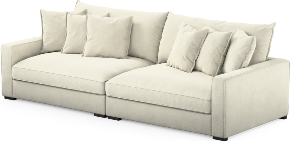 Rossi - 4-sits soffa - Vit