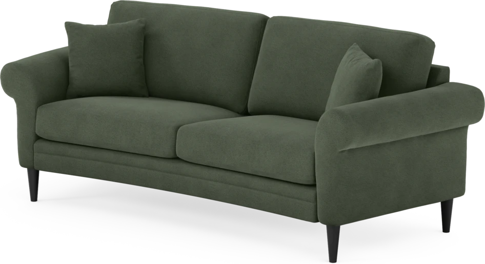 Eden - 2,5-sits soffa svängd - Grön