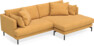 Harper - 4-sits med schäslong XL höger - Gul