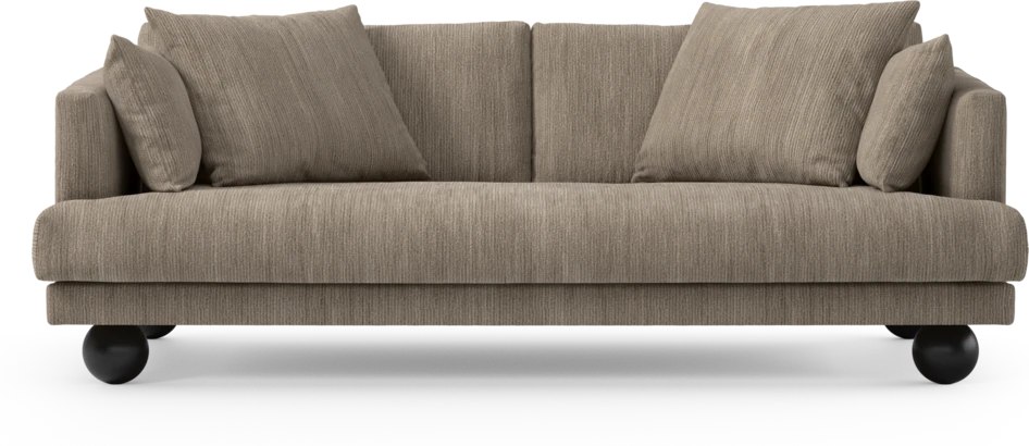 Harper - 3-sits soffa, hel dyna - Beige