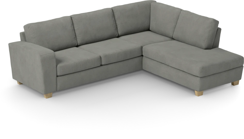 Friday - 2,5-sits soffa med divan höger - Grå