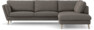Madison Lux - 3-sits soffa med divan höger - Brun
