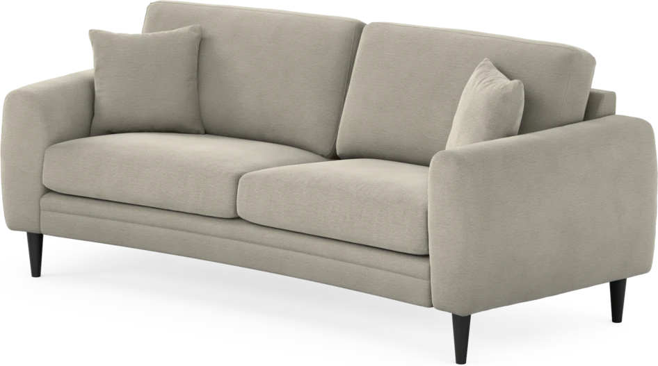 Eden - 2,5-sits soffa svängd - Brun