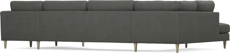 Bridge - 3-sits soffa med divan vänster och schäslong höger - Grå