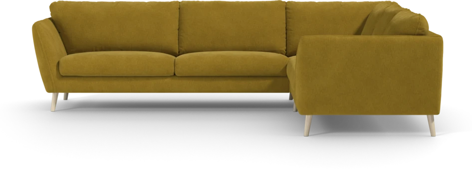 Madison Lux - Hörnsoffa 3+2-sits, hörn 1 - Gul