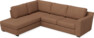 Friday - 2,5-sits soffa med divan vänster - Orange