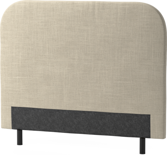 Delux Rundad - Sänggavel, 90-210 cm - Beige