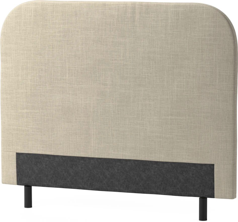 Delux Rundad - Sänggavel, 90-210 cm - Beige