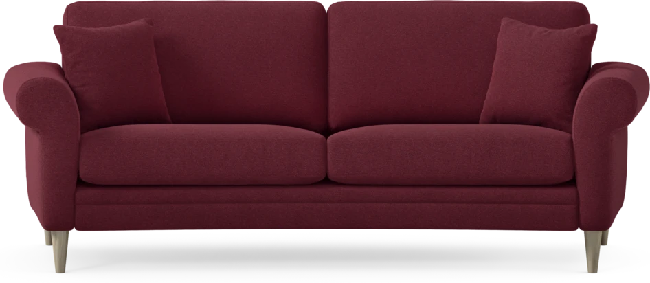 Eden - 2,5-sits soffa svängd - Röd
