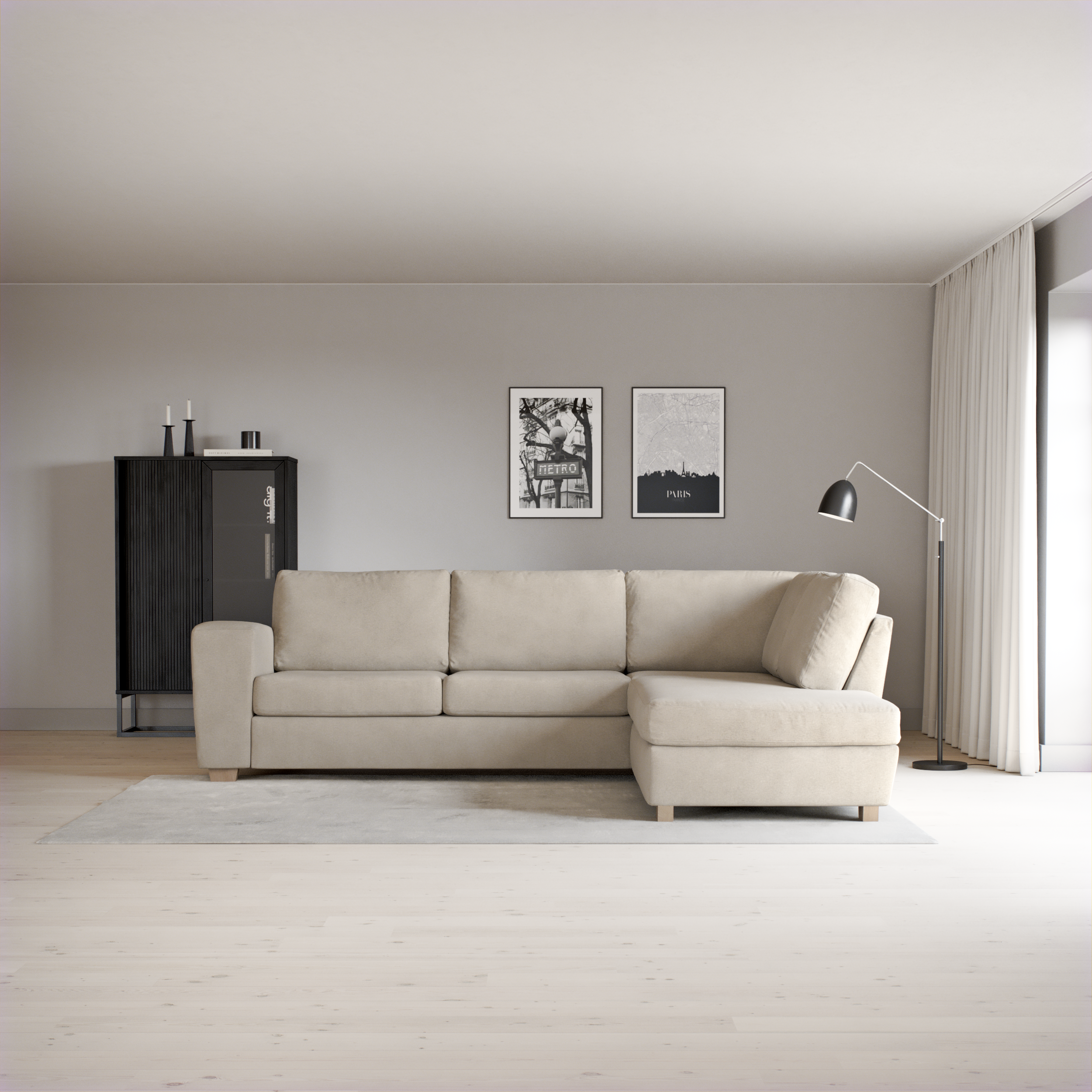 Friday - 2,5-sits soffa med divan höger - inspiration