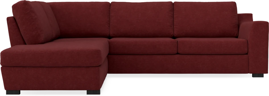 Friday - 2,5-sits soffa med divan vänster - Rosa