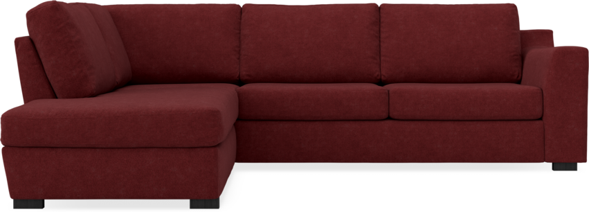 Friday - 2,5-sits soffa med divan vänster - Rosa