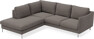 Madison - 2-sits soffa med divan vänster - Brun