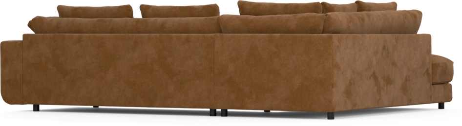 Amie - 3-sits med divan vänster - Orange