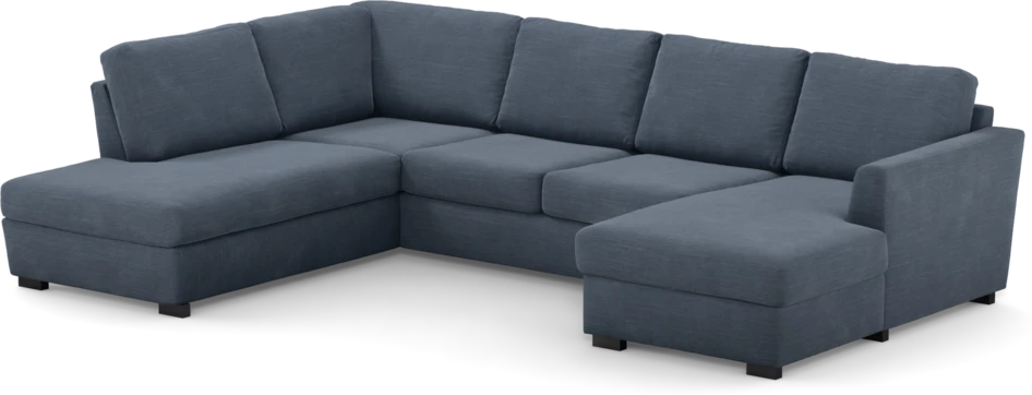 Friday - 3-sits soffa med divan vänster och schäslong höger - Blå