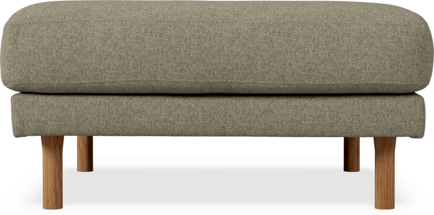 Willow - Fotpall, fast klädsel - Beige