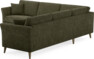 Eden - Hörnsoffa, 2,5+2,5-sits - Grön