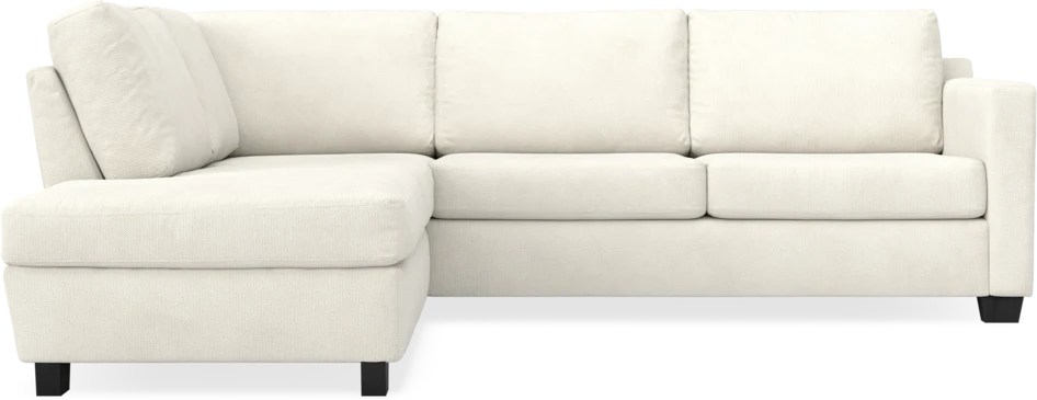 Friday - 2,5-sits soffa med divan vänster - Vit