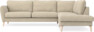 Bridge - 3-sits soffa med divan höger - Beige