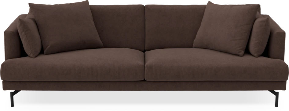 Harper - 4-sits soffa - Brun