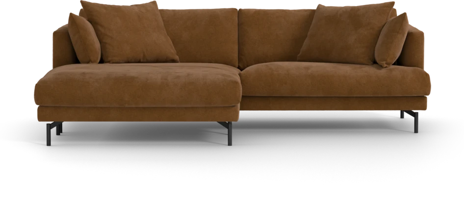 Harper - 4-sits med schäslong XL vänster - Orange