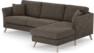 Eden - 2,5-sits soffa med schäslong - Gul