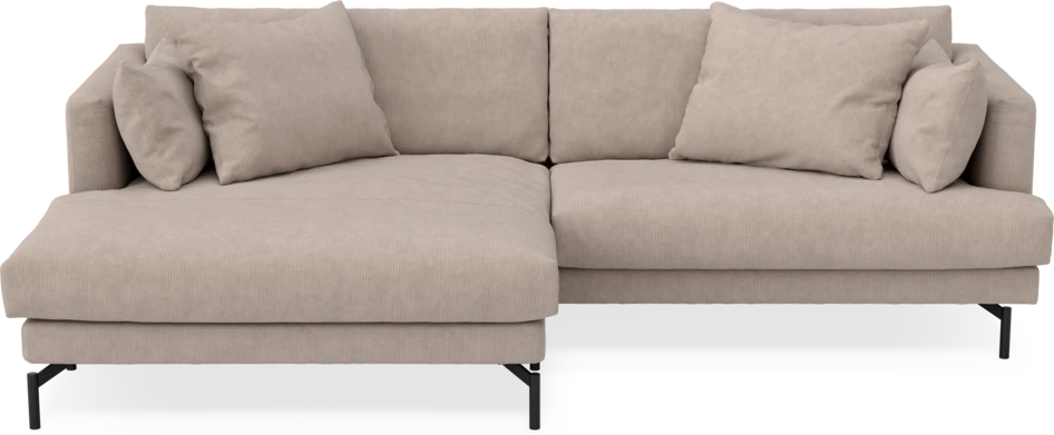 Harper - 4-sits med schäslong XL vänster - Beige