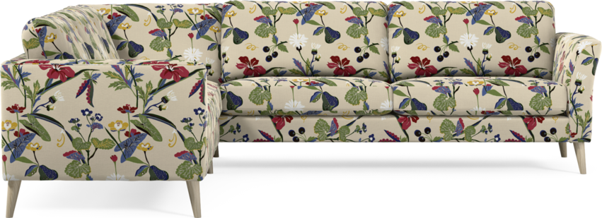 Bridge - Hörnsoffa, 2+3-sits - Flerfärgad