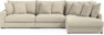 Rossi - 3-sits soffa med divan höger - Beige