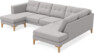 Rio - 3-sits soffa med schäslong vänster och divan höger - Grå