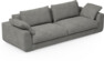 Amie - 4-sits soffa - Grå