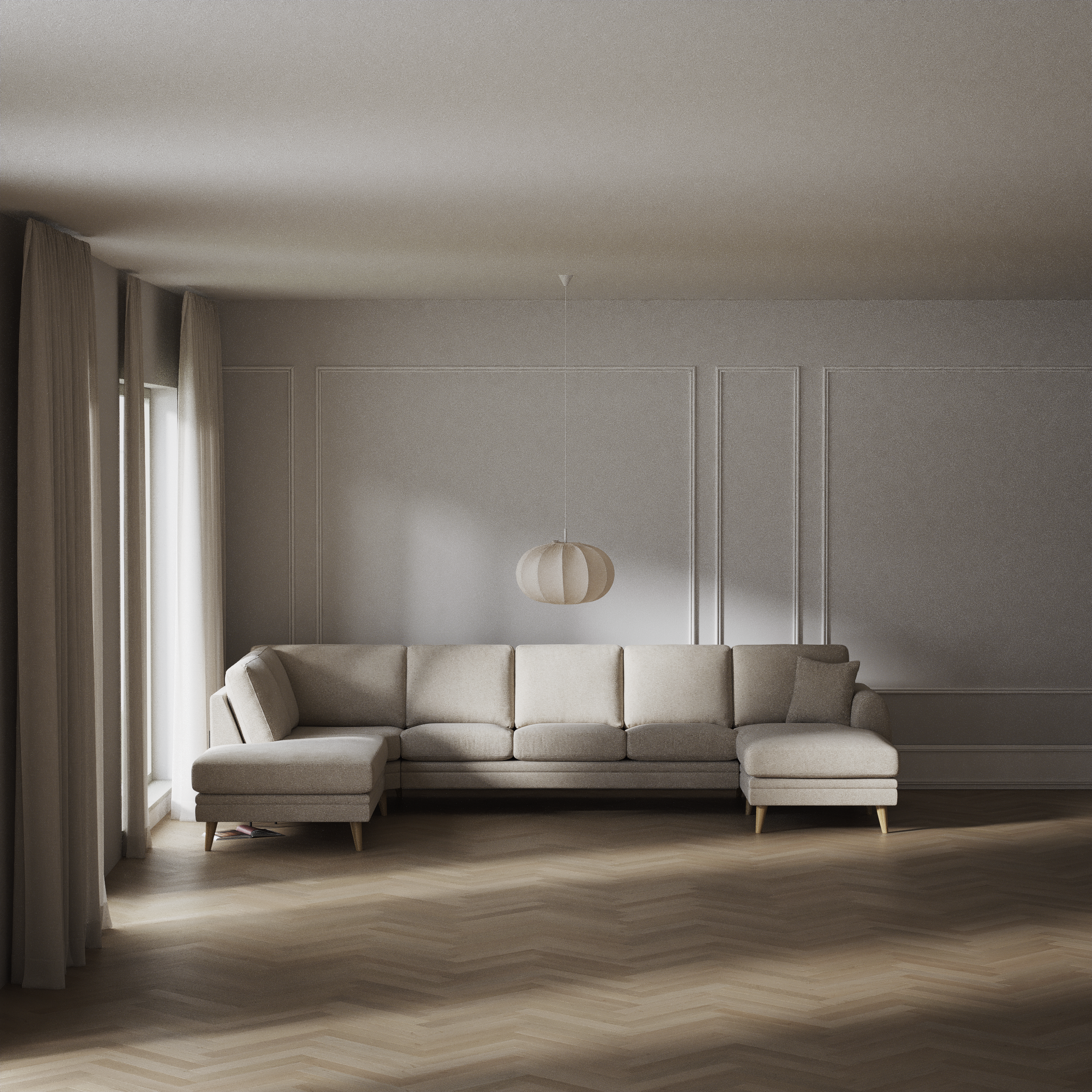 Eden - 3-sits soffa med divan vänster och schäslong höger - inspiration